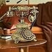Dyna-Living Vintage Telephone Antique Phone Rotary Old Fashion Phone Vintage Landline Phone Decor, Ringtone Volume Adjustable Rotary Retro Telephone for Home or Office Use
