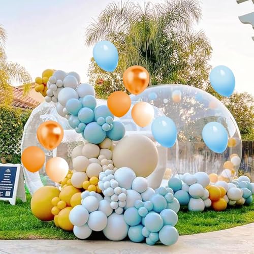 RIQHTIK Bubble House Inflatable Bubble Tent, Clear Bubble Balloon Dome Tent with Blower&Pump, Transparent Bubble Garden Tent for Events Exhibitions Party Wedding Birthday Decor,3M/10FT