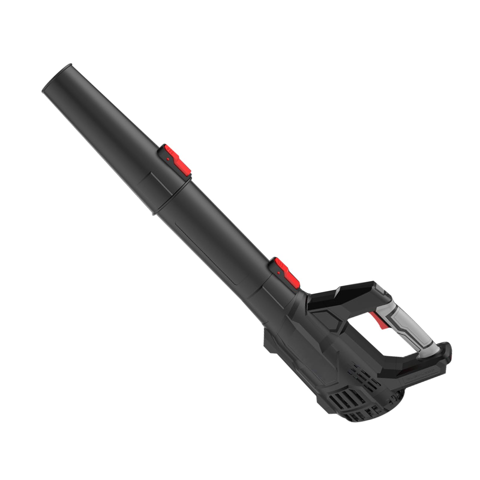 Soffiatore portatile 580CFM 160MPH Tubi intercambiabili Autonomia 40 minuti 2 batterie da 4, 0 Ah Costruzione ergonomica Soffiatore a batteria