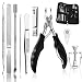 Bcabo Upgraded 8Pcs/set Ingrown Toenail Tools Kit, Premium Nail Treatment Foot Tool, Ingrown Toenail Removal Correction Clippers, Surgery Grade Ingrown Toe Nail File Lifter, Professional Pedicure Tool