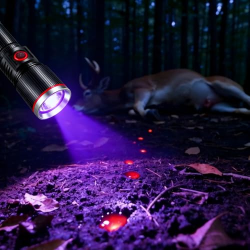 HBYPRO Blood Tracking Light for Hunting Deer Suitable for Night Hunting Essential Tool for Hunters, Highlights The Blood Trajectory Easy to Detect Injured Prey, Deer and Rabbit Hunt Accessories