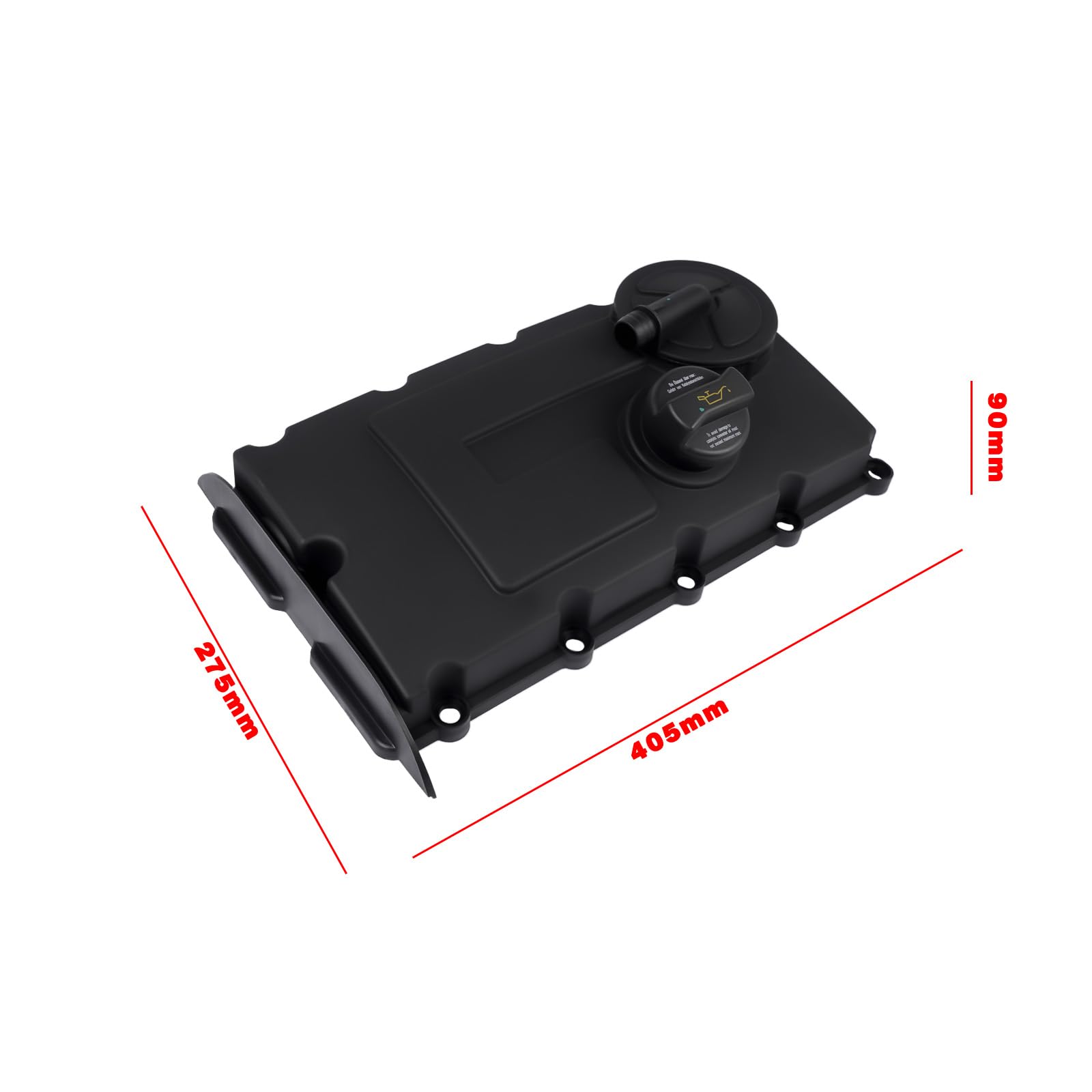 Ventildeckel mit Dichtung Kompatibel mit A3 A4 A5 A6 Q5 pasat G0-lf 2.0TDI 16V 2003-2018 BKD BPZ 03G103469R 03G103469N