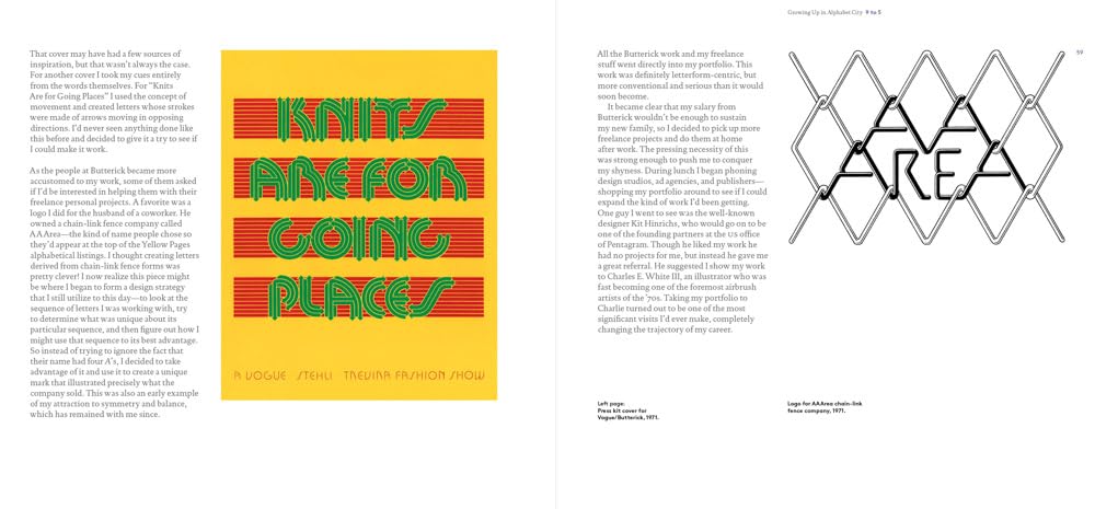 Growing Up in Alphabet City: The Unexpected Letterform Art of Michael Doret /anglais