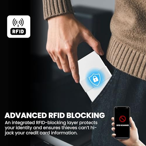 Image of CODE 118 Wallet for Men - Slim Minimalist Aluminum Smart Wallet with RFID Blocking - Compact cash and Credit card holder with Pop Up Ejector (Classic, Glow)