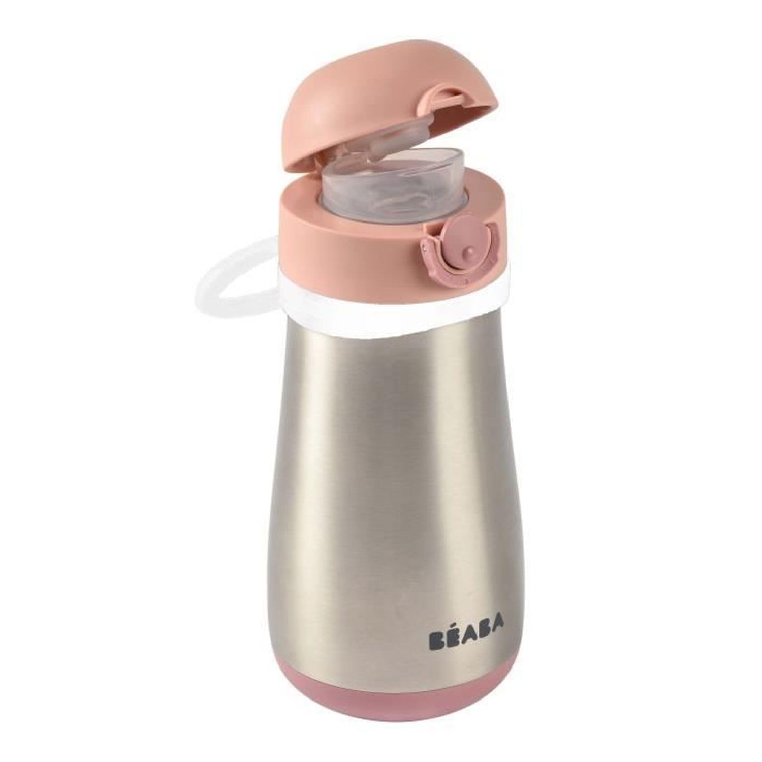 Béaba Dusty Pink Stainless Steel Bottle