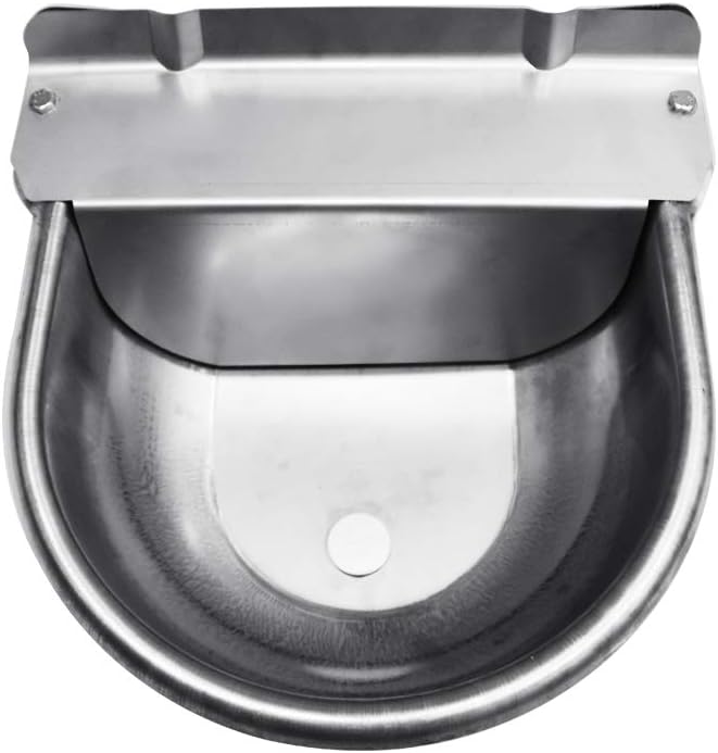 MODUODUO Automatic Horse Waterer Upgraded Livestock Water Bowl Stainless Steel Trough for Cattle Cow Pig Sheep Pet Dog : Pet Supplies