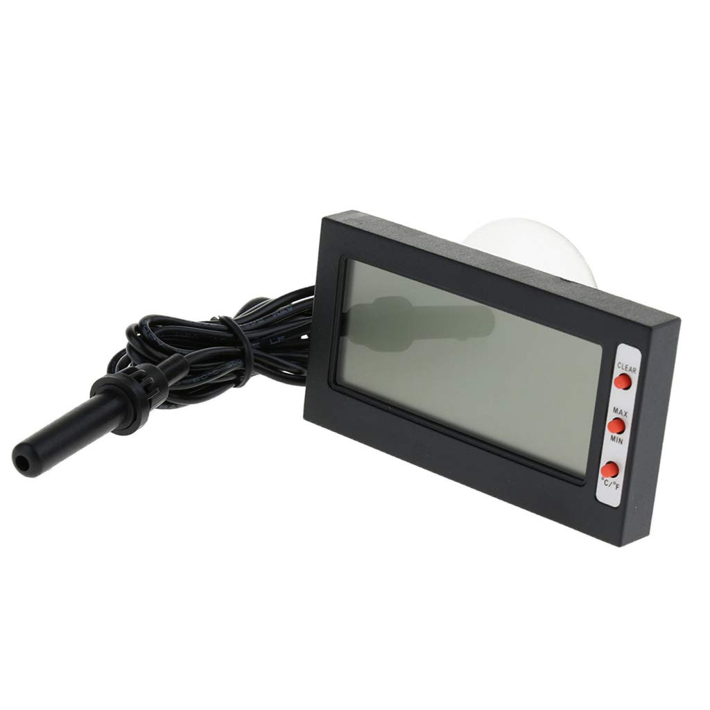 FLAWISH Plastic Reptile Digital Thermometer Hygrometer For Your Pets