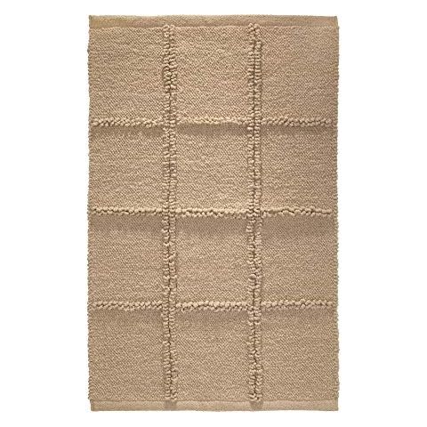 Tapis de bain iDesign Grid beige Cover