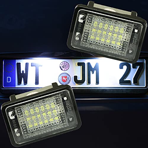 LED License Plate Light For Mercedes CLS/SLK-Class W219 R171 2004-2010 – White 6000K