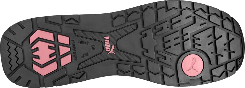 PUMA Safety Women's Frontside Work Shoe Composite Toe Slip Resistant Black Grey SD
