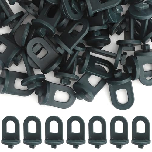 Clips pour serre robustes 50 pièces - Crochets serre résistants aux UV pour suspension de plantes - Accessoires pour serre, véranda, balcon, jardin