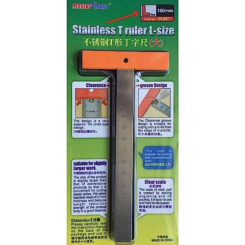 Trumpeter 009987 Lineal aus rostfreien Stahl, 15 cm Model kit, Various