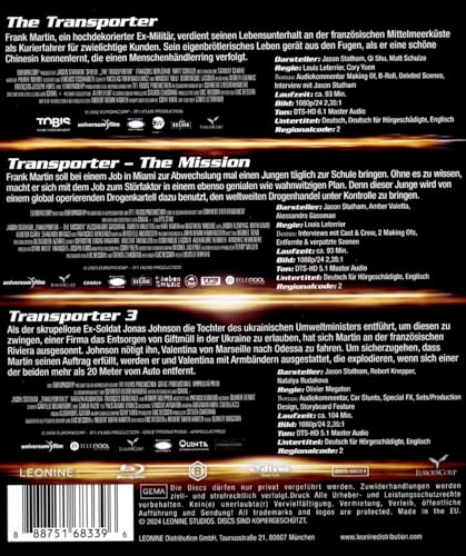 Transporter Trilogie [Blu-ray]