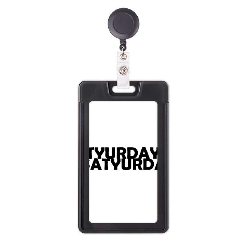 Étui rétractable pour badge Saturday avec cordon robuste - 5