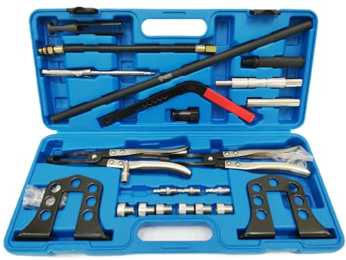 AMD TOOLS Compresseur de Ressort de soupape à air comprimé Montage Joint de Tige de soupape Outil pour VW pour Volvo