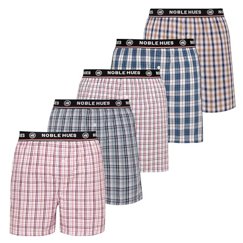 Men's Boxer Pack Cotton Boxer Shorts, Comfortable Cotton Boxers