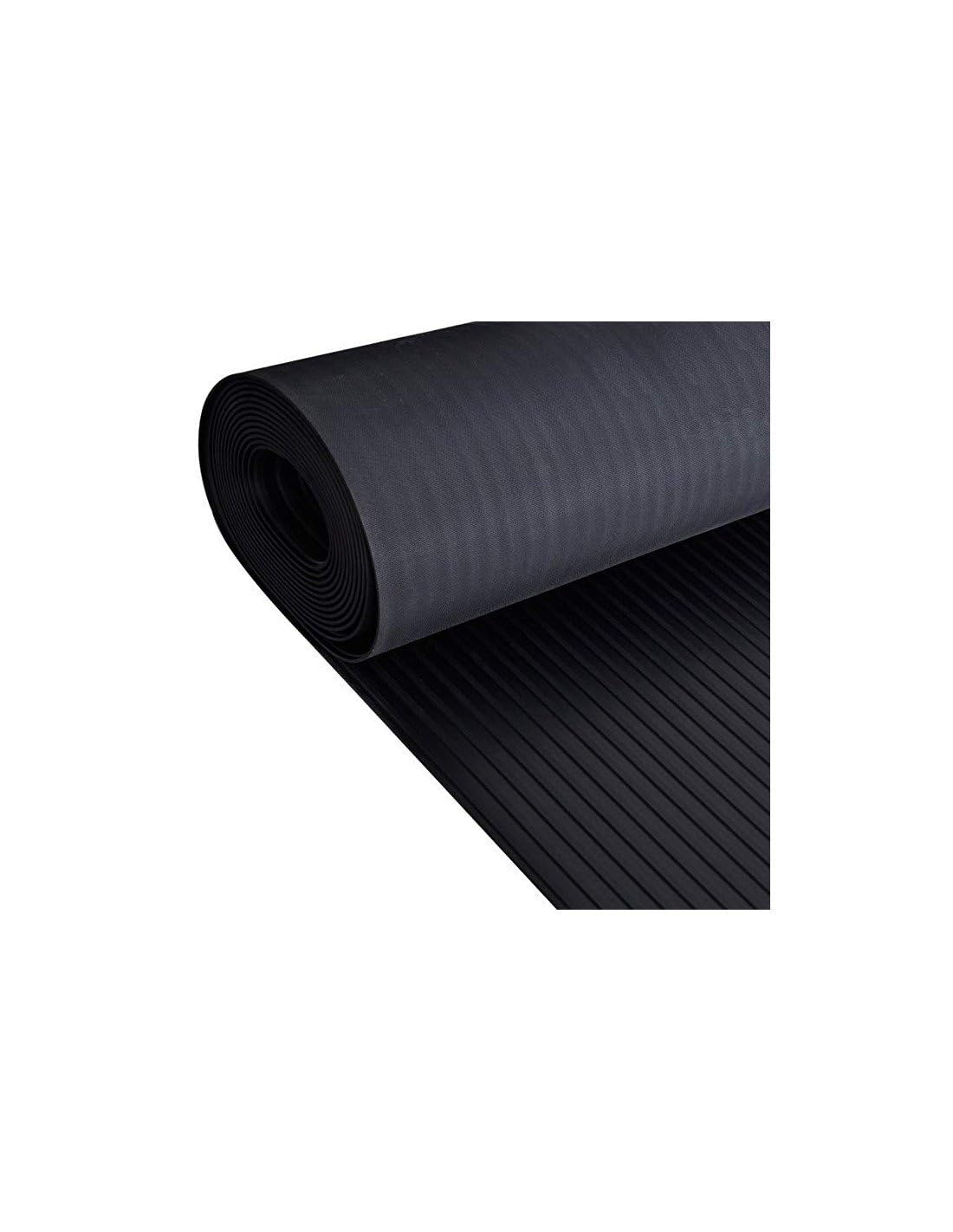 JARDIN202 - Estera Antideslizante Cordoncillo Ancho 3mm - Suelo Caucho Goma | 1x1 Metros -