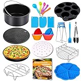 7 inch Air Fryer Accessories,for Phillips Air Fryer and Gowise Air Fryer Fit all 3.2QT-4.3QT (Round)