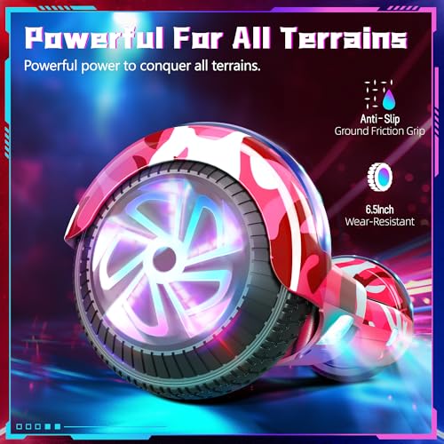 Image of SISIGAD Scooter, 6.5 inch Flash Wheels & Corlorful LED Lights, All for Girls Boys Kids Ages 6+