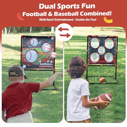 Football Toss Game for Kids Ages 3-8 - Outdoor Toy for Backyard, Beach & Camping for Toddlers & Family Party Fun4