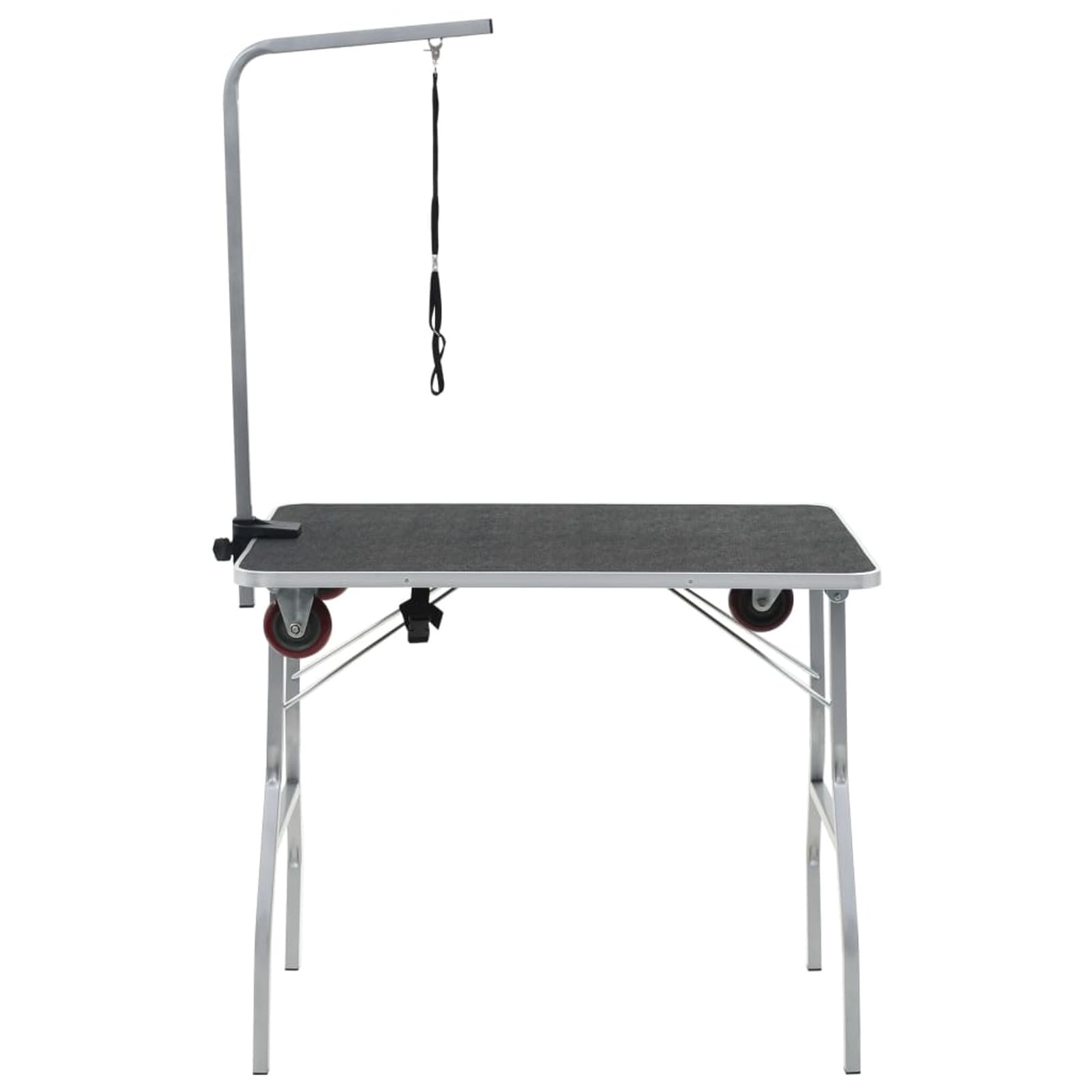 BAZZI Mesa de corte portátil para perros, mesa de tijera, tocador, mesa de peluquería para perros, tocador para mascotas, peluquería para perros con ruedas