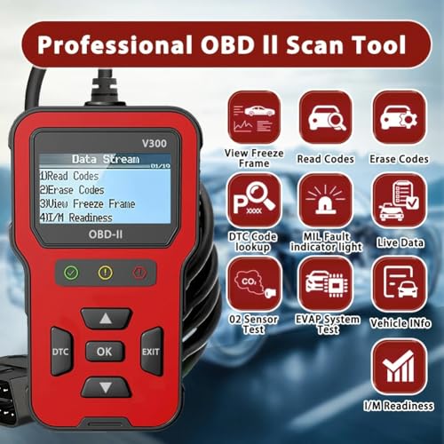 Lector de códigos de falla OBD2 con monitoreo integral de sensores en tiempo real 4