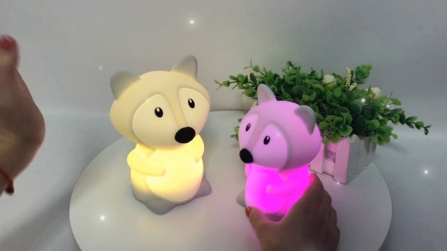 polar-effekt Luce notturna per bambini in vetro acrilico con porta USB