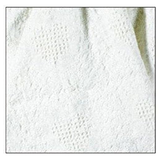 Simply Home White Honeycomb Heart Mini Afghan Throw Blanket 36" x 48"