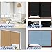 Stick On Blinds for Windows, No Drill Blinds Temporary Window Blinds No Drilling Door Blinds Light Filtering Pleated Paper Blinds and Shades Clip On Blinds for Kitchen Patio Bathroom