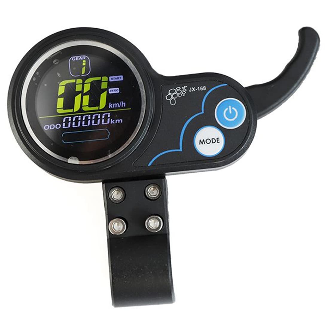 168 Instrument d'accélération Trottinette électrique 36 V/48 V Écran LCD Gouverneur Instrument Accélérateur Accessoires