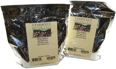 Starwest Botanicals Bentonite Clay Pack of 2