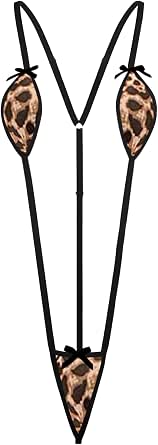 Women Micro Bikini One Piece Swimsuit with G-String Design