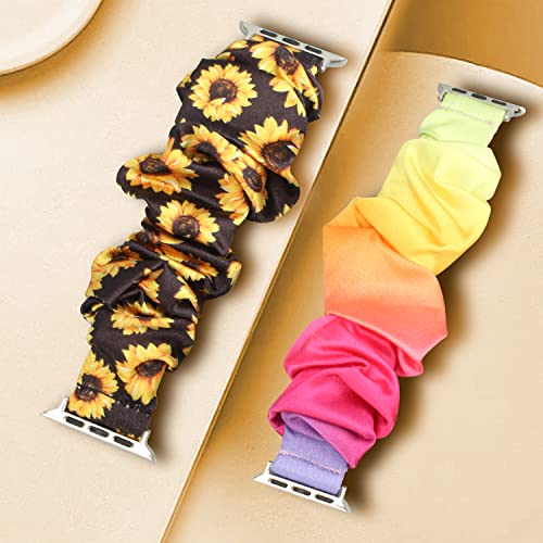 Meideli Compatible with Apple Watch scrunchie Strap - Image 4