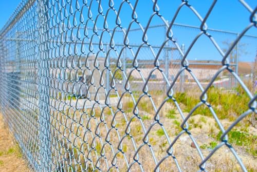 Image of Fencing Wire | Fencing Net| Heavy Duty Galvanized Chain Link Fencing Net | 5 Ft Height x 50 Ft Roll | 12 Gauge (2.5 mm) | 3 inchx3 inch Mesh | Farm, Garden, Boundary & Security Fencing Wire