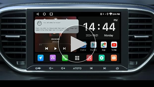 Amazon.com: ATOTOEXCEL A5L 10.1 inch Android Double DIN Car