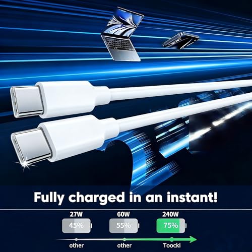 Image of USB C to USB C Cable 3 /6 /10FT for iPhone 17 16 Charger Cord,3Pack 240w C to C Cable Fast Charging Wire iPhone 17 16 15 /Pro /Pro Max /Plus /iPad Pro Air /MacBook /Air /Mini /Samsung Galaxy and More