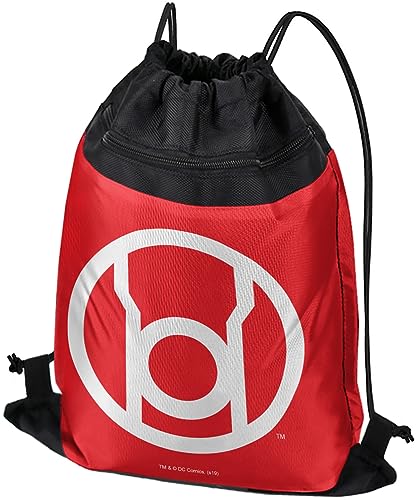LOGOVISION Green Lantern Blackest Night Red Lantern Logo Drawstring Backpack Sports Bag Sackpack 17