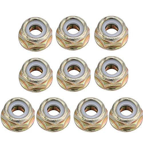 Homely Strimmer Trimmer Spare Parts Brush Cutter Gear Head Case Nut M10 x 1.25 Left Hand Blade Nuts -10 Pieces-image-11