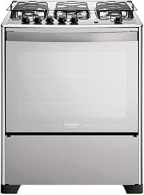 Fogão 5 Bocas Dako Magister Style Espelhado com Mesa Inox Bivolt