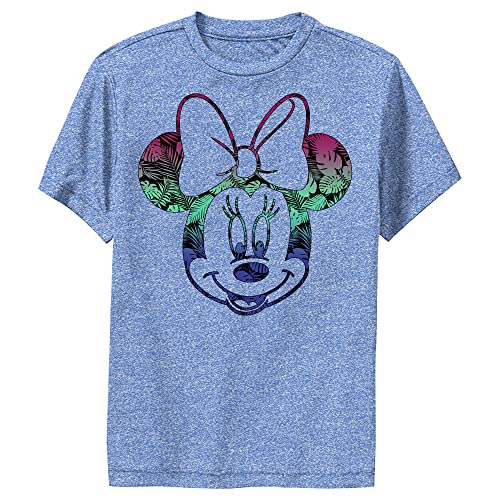 T-shirt enfant Minnie Disney bleu roi pour sport et loisirs