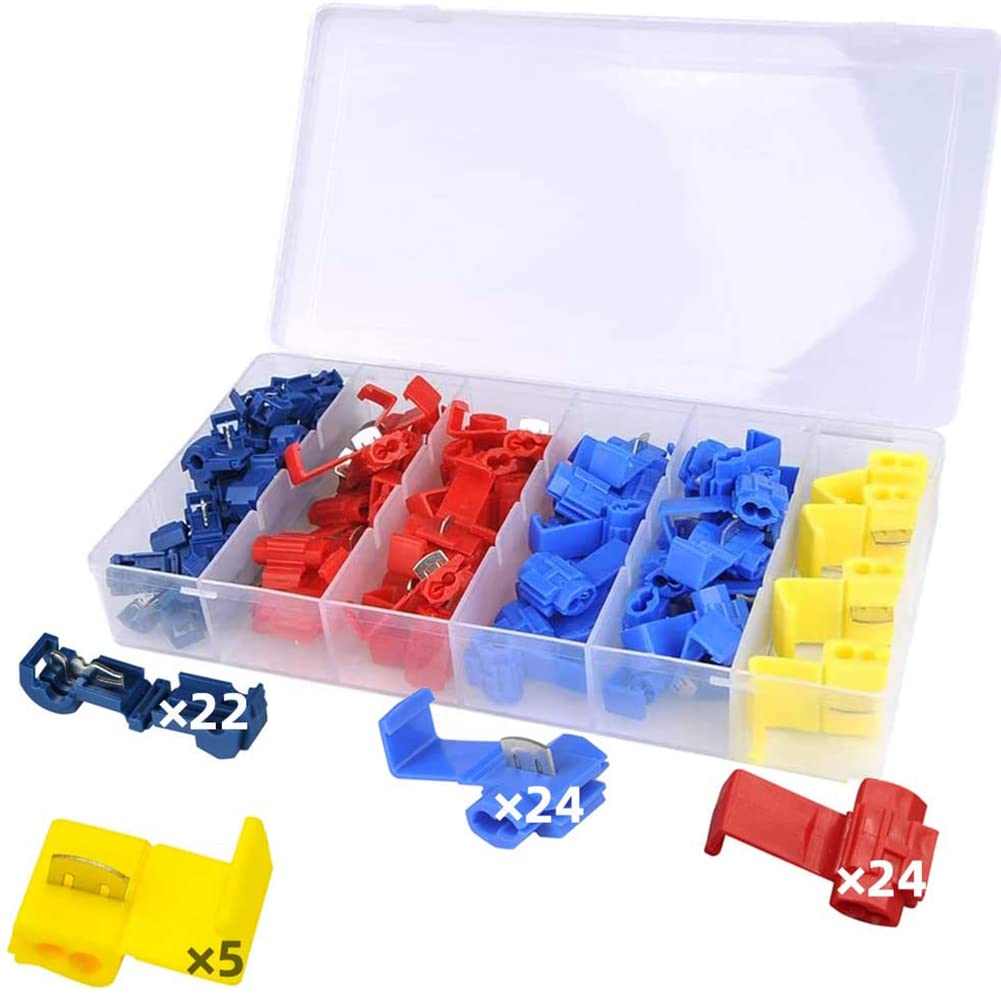 Buy SelfStripping Quick Splice Electrical Wire Terminals,75pcs Quick