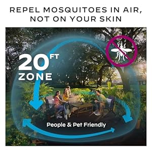 Thermacell Rechargeable Mosquito Repeller Refills; Advanced Repellent Formula Provides 20 Foot Protection Zone; Compatible with Thermacell E-Series & Radius Only; No DEET, Spray or Flame