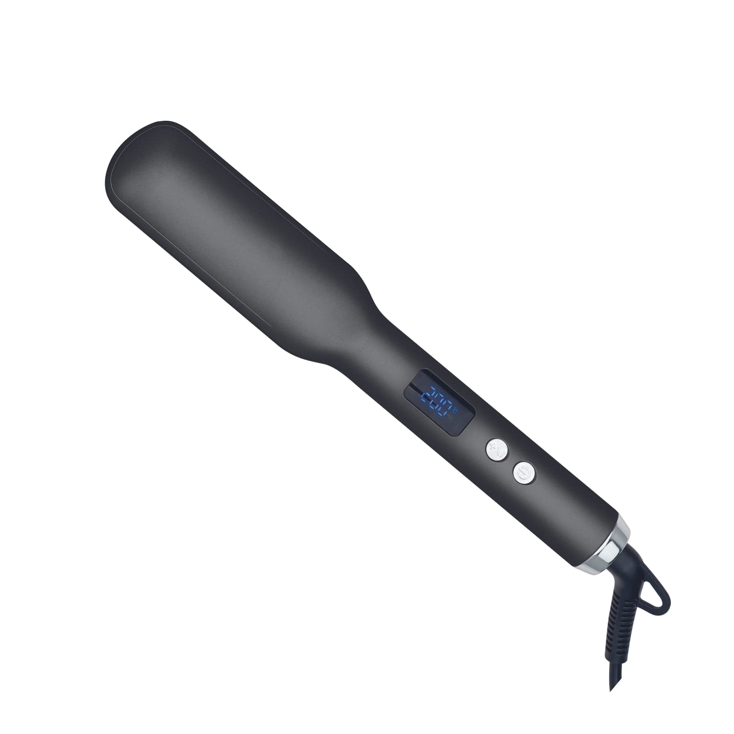 GAMMAPIU’ Hot Brush Spazzola Termica per Capelli Lisciante in Ceramica e Tormalina, Anticrespo, Temperatura Regolabile 80-220 °C, Spegnimento Automatico