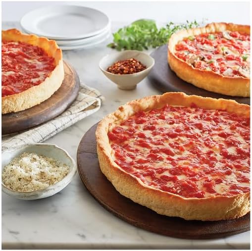 Lou Malnati’s Chicago Deep Dish Pizza, 6-Pack (6 Sausage) | Handmade, Restaurant Quality