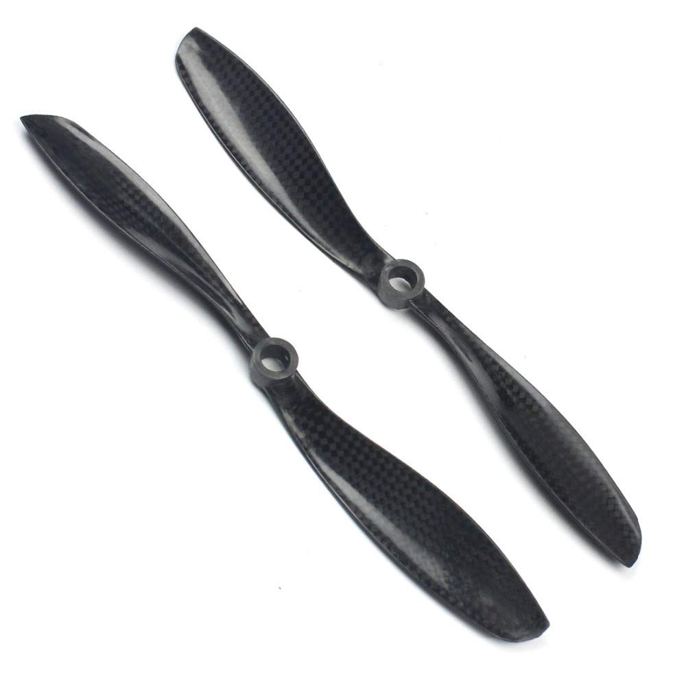 Propeller 4 Paar Drohnen-Ersatzpropeller 8,0 x 4,5 8 Zoll 3K-Carbonfaser-Propeller CW CCW 8045 CF-Requisitenpropeller, kompatibel mit Drohnenzubehör Teil ersetzen