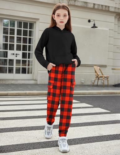 Image of Arshiner 2 Pieces Girls Outfits Fall Sweatsuits Sweatshirts and Sweatpants