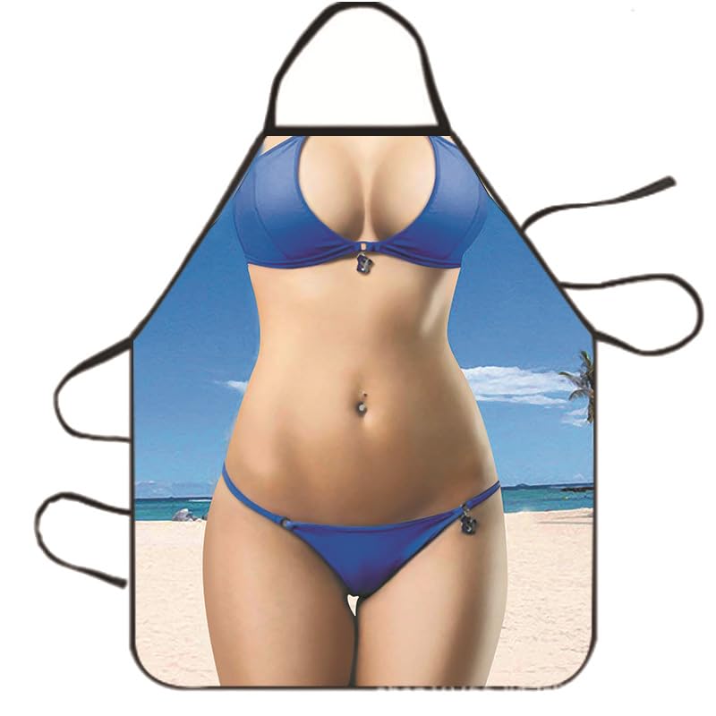 Apron Kitchen Funny Creative Cooking Grilling Baking Party Apron ...