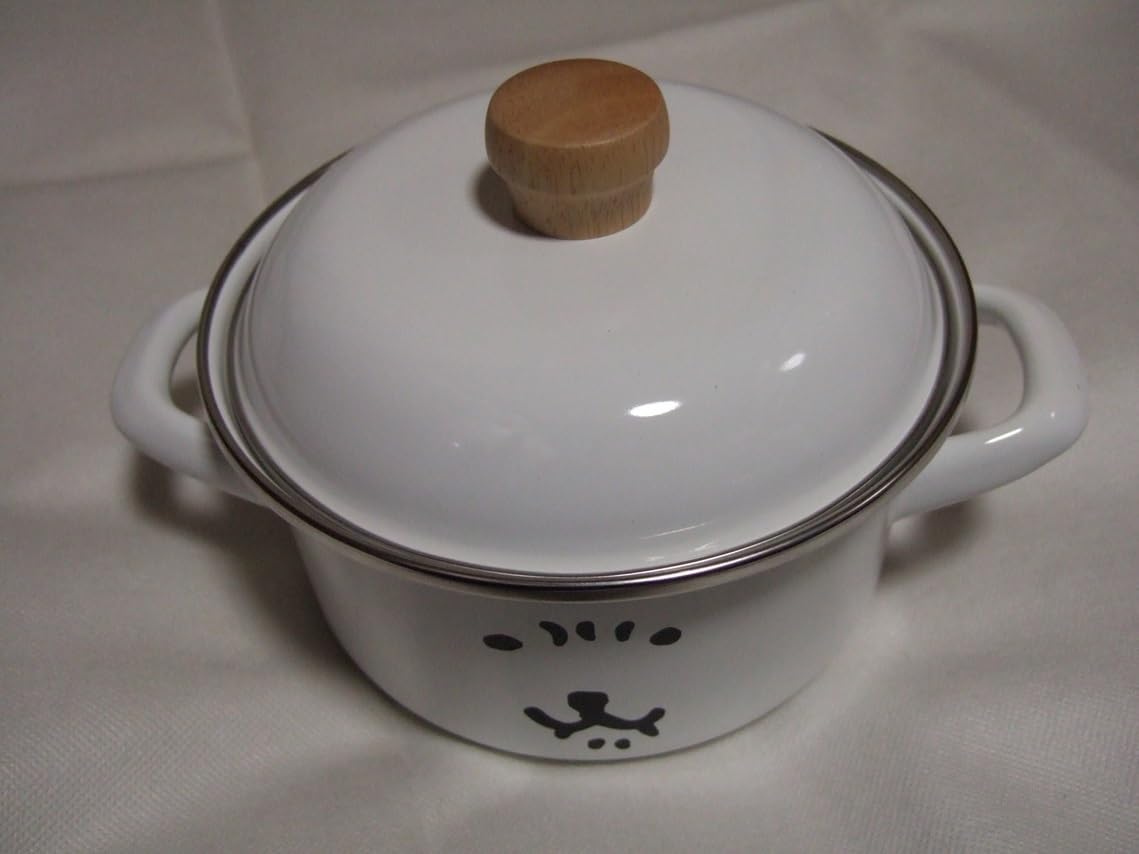 Amazon.co.jp: ナガノキャラクターズ ホーロー両手鍋 ナガノのくま 鍋