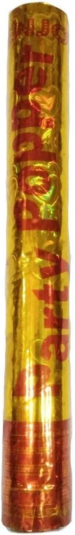 K18 Confetti for Anniversary, Birthday/Party Popper/Air Sparkle Shooter Bomb (40 CM, Multicolor) -Pack of 1