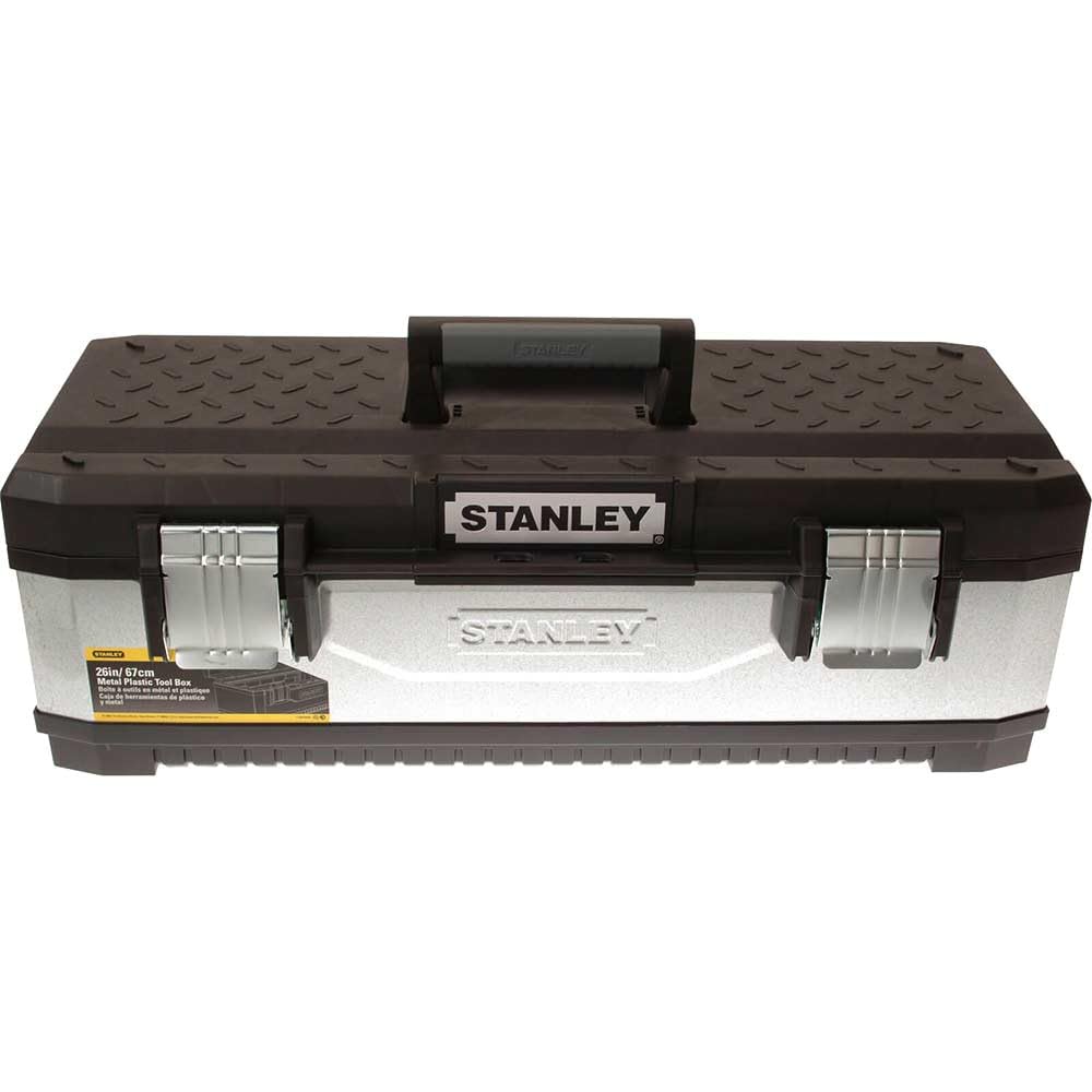 STANLEY® Galvanised Metal Toolbox 66cm (26in) STA195620